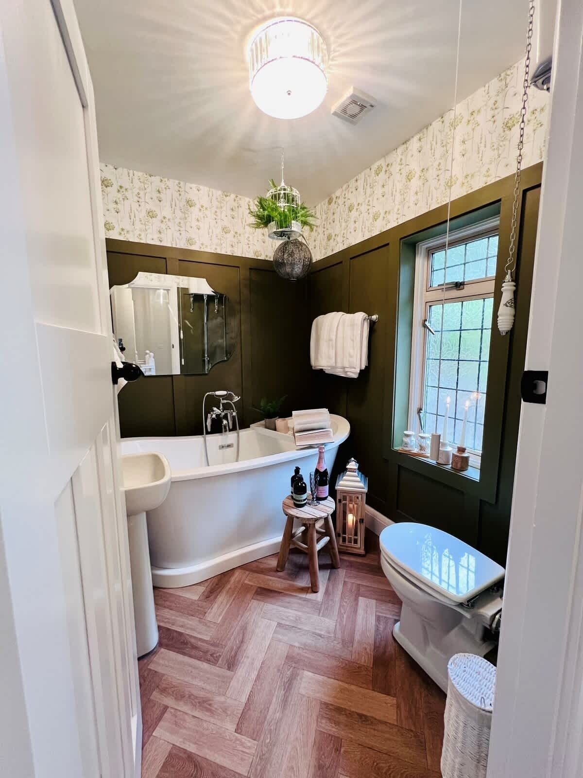 Shower, hair dryer