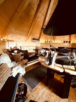 TV, fireplace - Charming Cottage w/ Valley Views & BBQ Hut (Pontsticill)