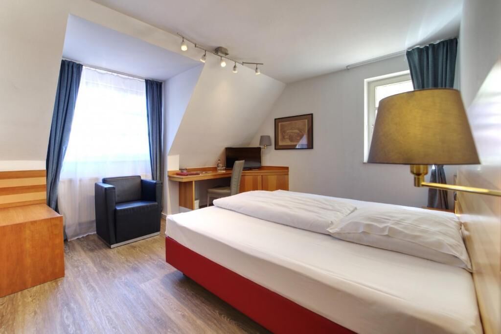 In-room safe, desk, laptop workspace, blackout curtains