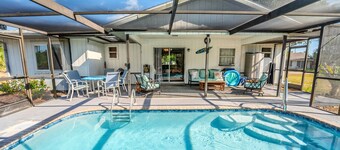 Charming 2BR Home w/Heated Pool & Arcade in Quiet Area – Perfect Location!