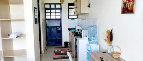 Estudio, 1 habitación, Terraza, vista a la ciudad | Interior