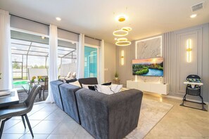 Premium Townhome | Living room - Magical 5Br W Pool Minutes From Disney 16140 (Clermont)