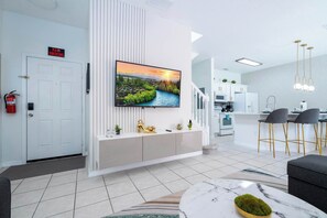 Premium Townhome | Living room - Modern Townhouse Near Disney W/ Private Pool 8523 (Kissimmee)