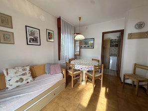 Apartment, 2 Bedrooms, Balcony, Garden View | Living room - Relax in Quiet Accommodation in Bibione Pineda (San Michele al Tagliamento)