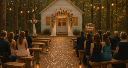 East Texas Piney Woods - Rustic Western Church Cabin - Weddings & other Venues