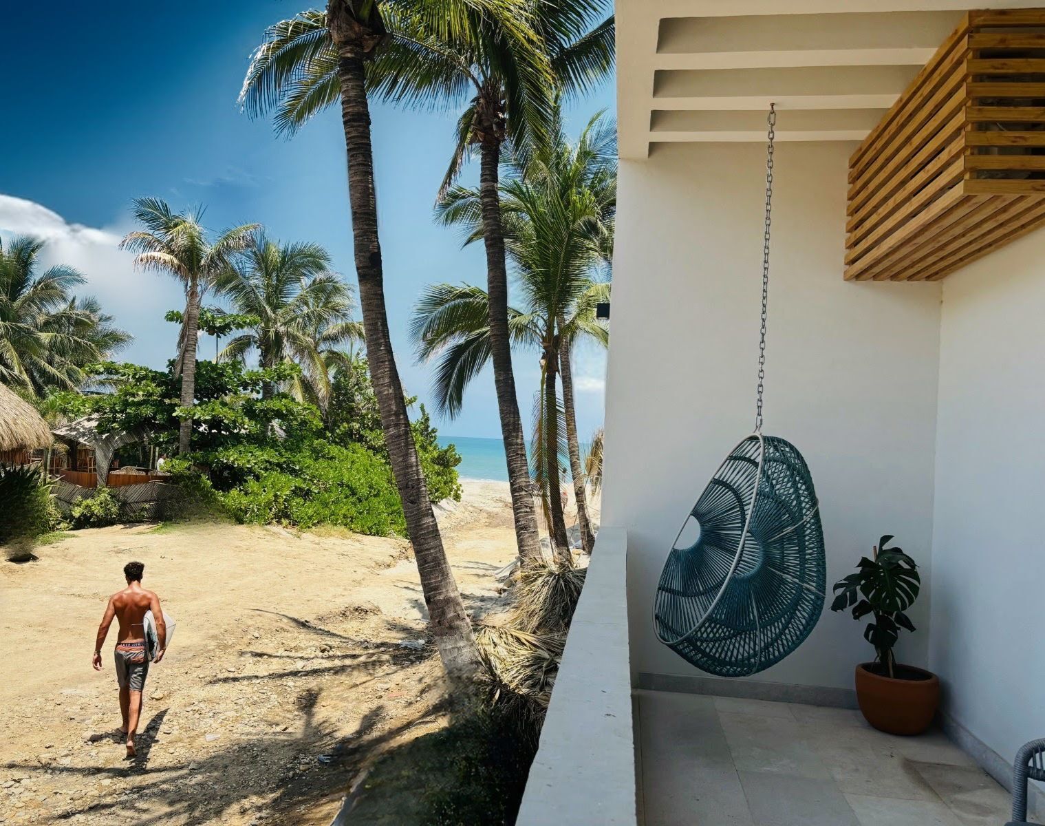Comfort Double Room, Partial Ocean View | Balcony view