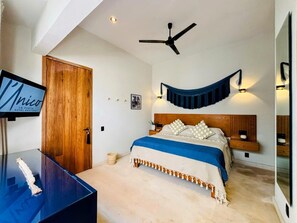 Minibar, in-room safe, blackout drapes, free WiFi