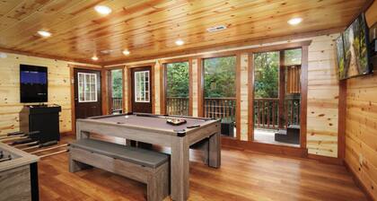 Soak Among the Treetops, Swim Indoors, Shoot Pool & Host Luxe Movie Nights - Whispering Pines Escape