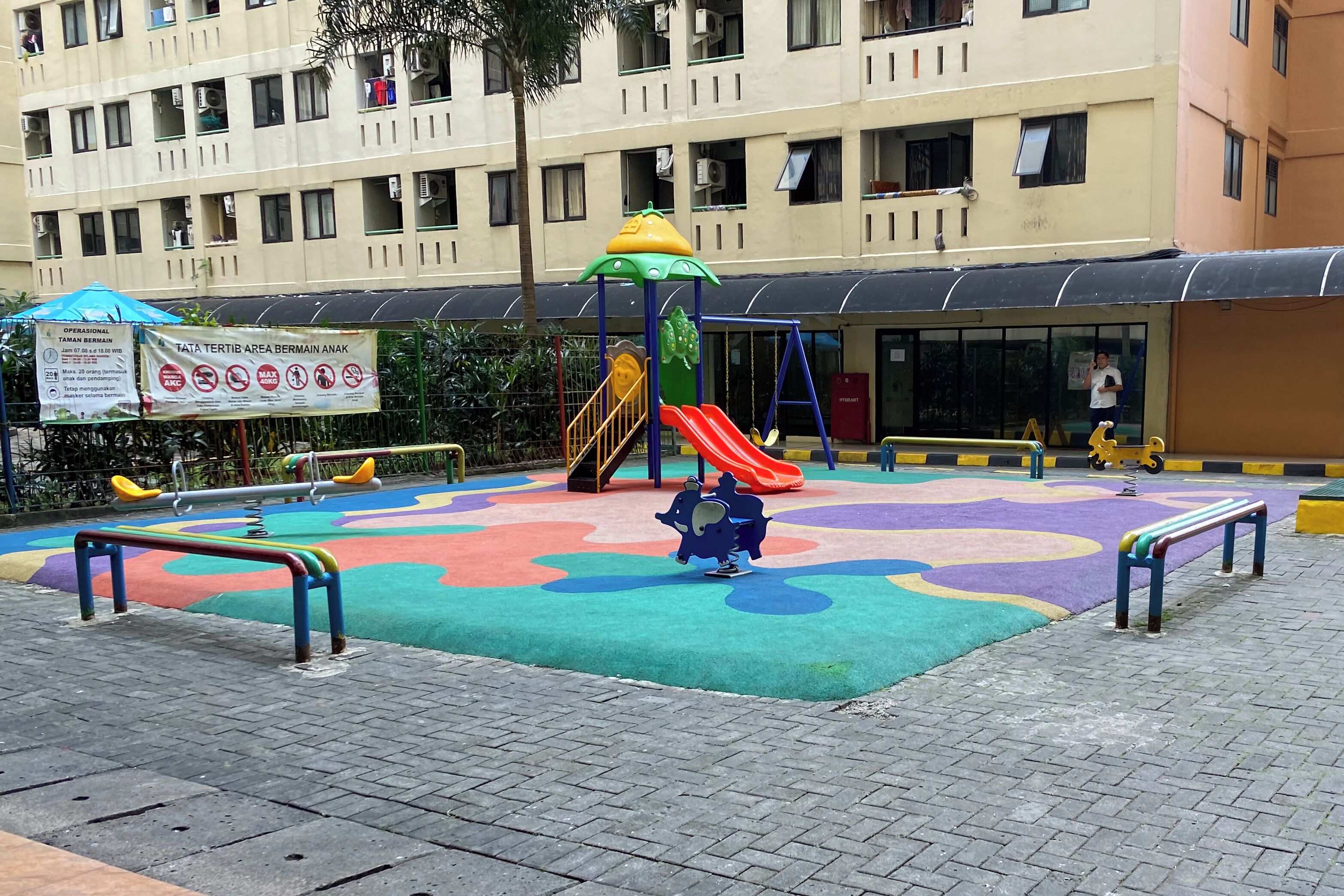 Udendørs legeområde for børn