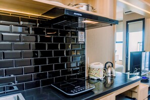 شقة إستديو عادية | مطبخ خاص