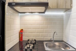 Standard Studio | Private kitchen - Modern Look And Nice Studio Transpark Bintaro Apartment (South Tangerang)