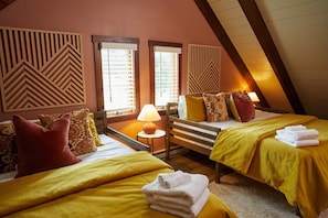 3 dormitorios y ropa de cama