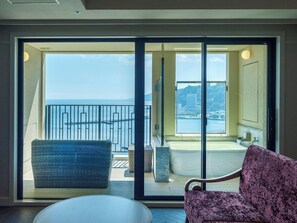 Sky Fourth with Open Air Hot Spring Bath - East Tower, Non-smoking | Balcony view - La Vista Atami Terrace (Atami)