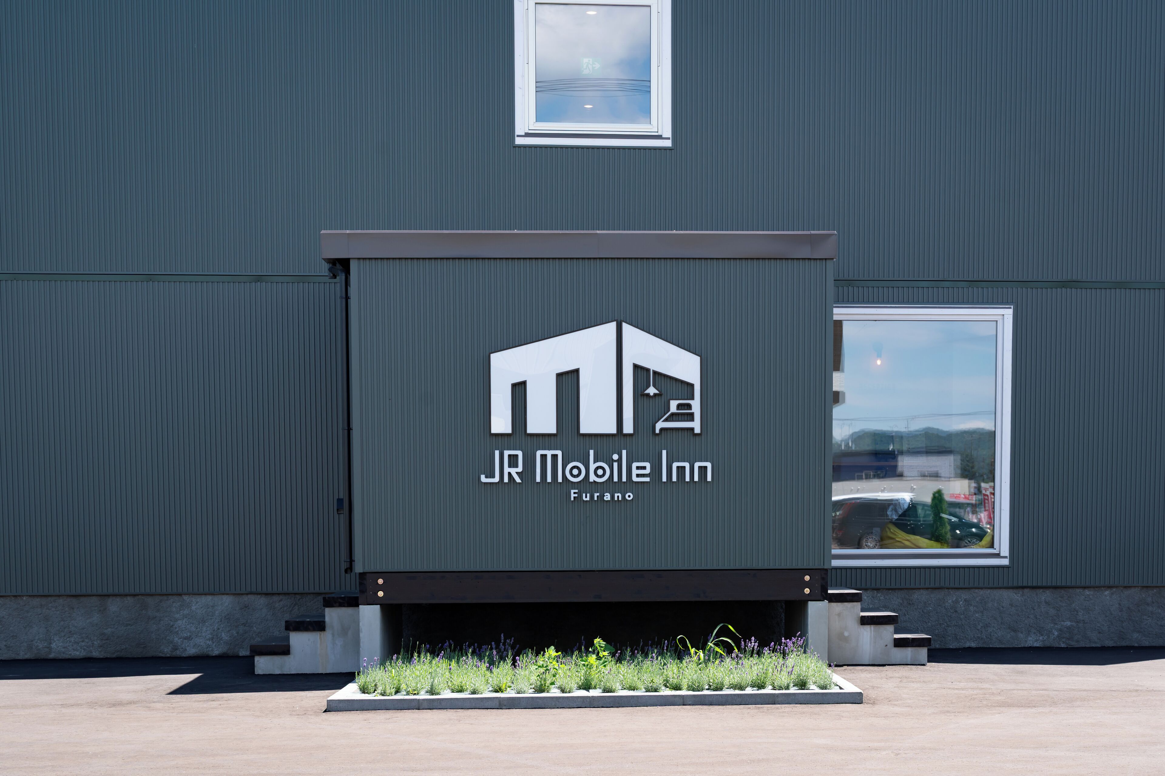 Majoituspaikan julkisivu