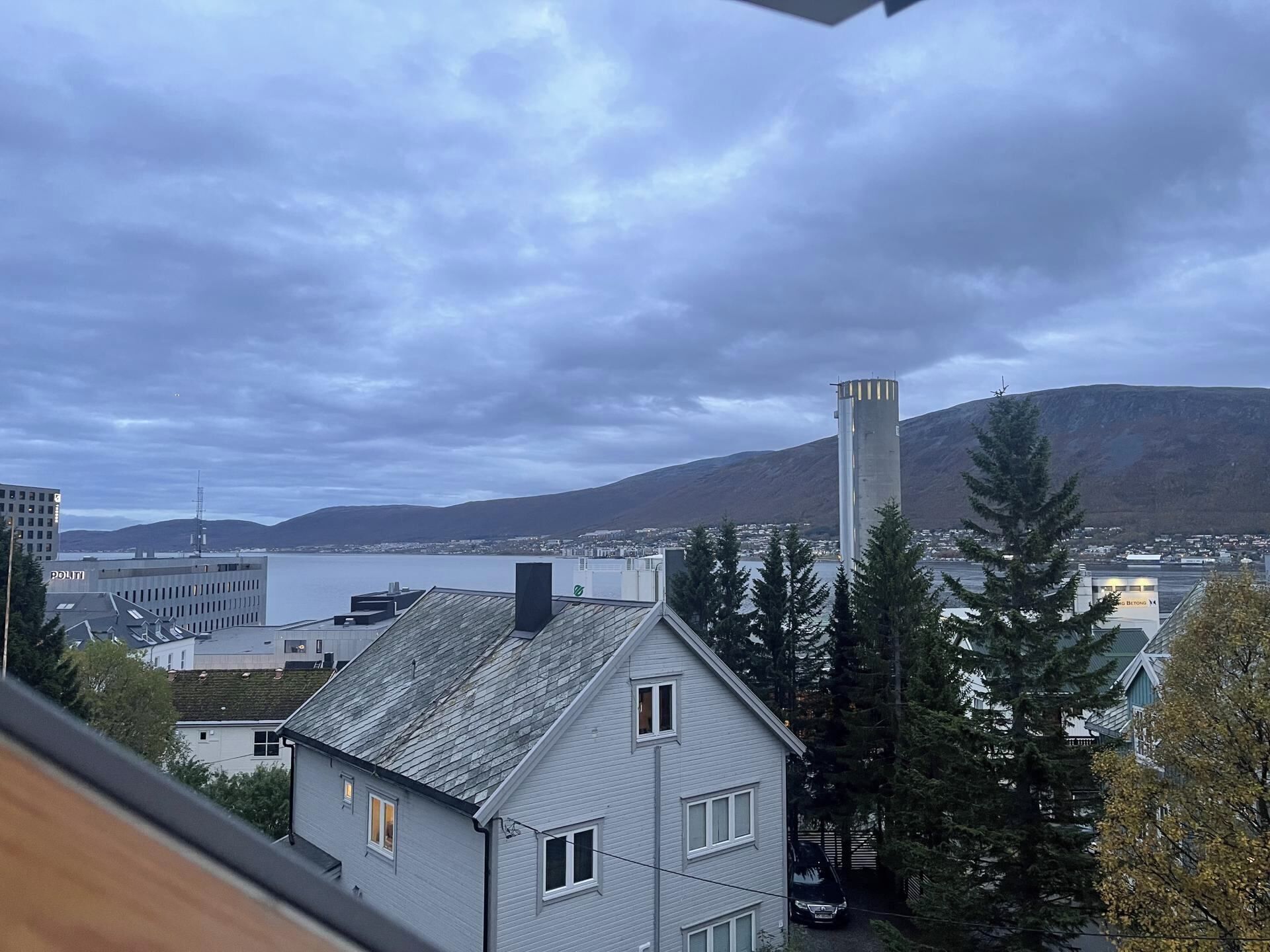 Utsikt fra overnattingsstedet