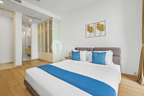 Apartment, 2 Schlafzimmer, Stadtblick | Bügeleisen/Bügelbrett, kostenloses WLAN
