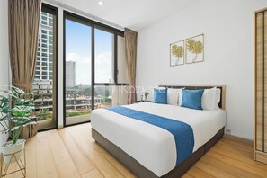 Apartment, 2 Bedrooms, City View | Iron/ironing board, free WiFi