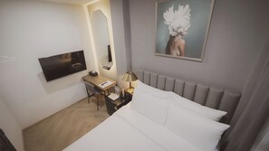 Deluxe Double Room, 1 Queen Bed | Egyptian cotton sheets, premium bedding, down comforters - Poshtel 56 (Bangkok)
