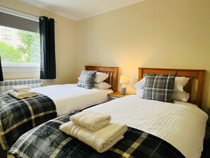 2 bedrooms, iron/ironing board, free WiFi, bed sheets