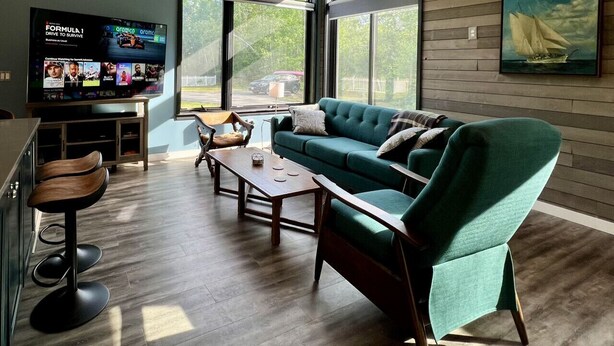 Living area - Four season private vacation home (Norway)