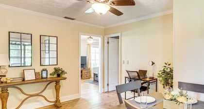 1 Mi to Dtwn Waycross: Home w/ Furnished Porch