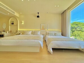 Grand-Vierbettzimmer, Blick auf den Innenhof