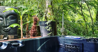 Bohemian coconut hut