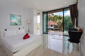 ファミリー ヴィラ 4 ベッド ルーム プライベートプール プールビュー | WiFi (無料)、ベッドシーツ