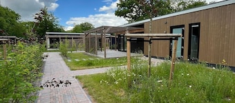 Luxury holiday home surrounded by water and forest