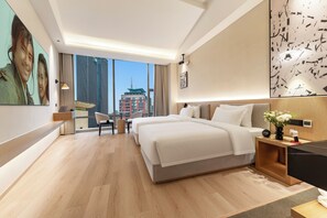 Superior Double or Twin Room, Non Smoking, City View | Premium bedding, down comforters, memory foam beds, minibar - Chongqing Haoting Riverside Hotel (Chongqing)
