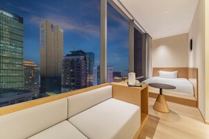 Familieværelse til 4 personer - ikke-ryger - byudsigt | Udsigt fra værelset