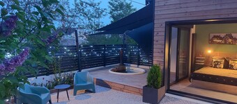 Lodge Vitré with Nordic bath for an unusual night in Dijon