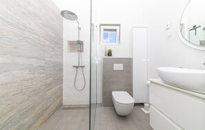 Shower, hair dryer