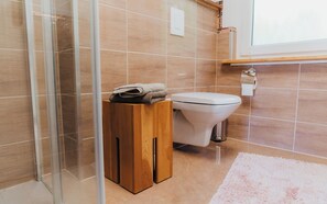 Douche, sèche-cheveux