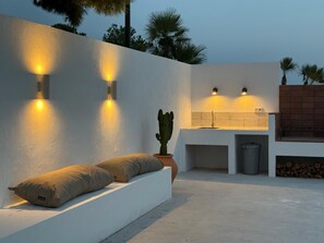 Terrace/patio - Finca La Cañada Santa Pola. -Villas with private swimming pool - Villa 3 bedrooms (SANTA POLA)