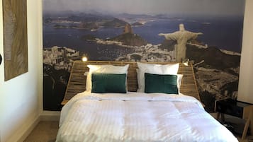 Double Room with Terrace | Premium bedding, memory-foam beds, iron/ironing board, free WiFi