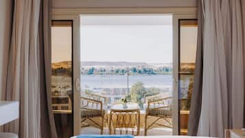 Double or Twin Room, River View With Terrace | Terrace/patio