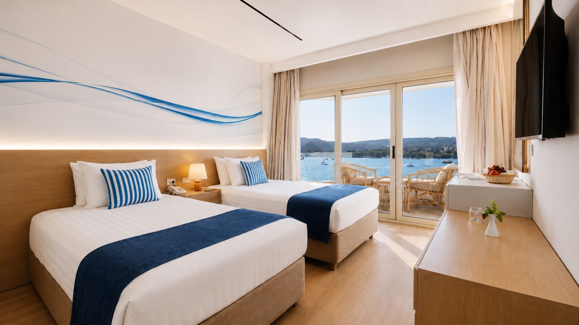 Double or Twin Room, River View With Terrace | Free WiFi