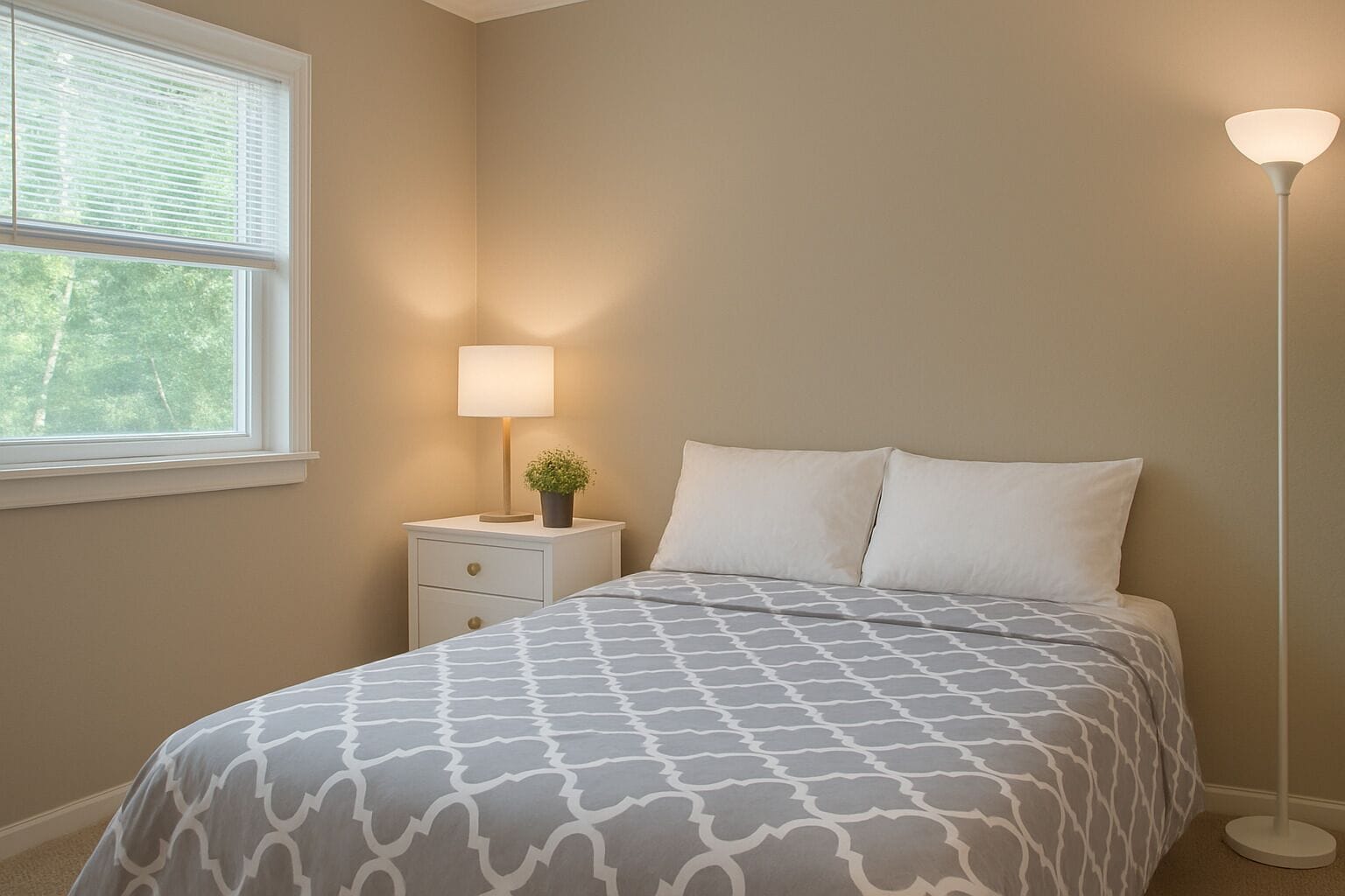 2 habitaciones, escritorio, tabla de planchar con plancha y wifi gratis 