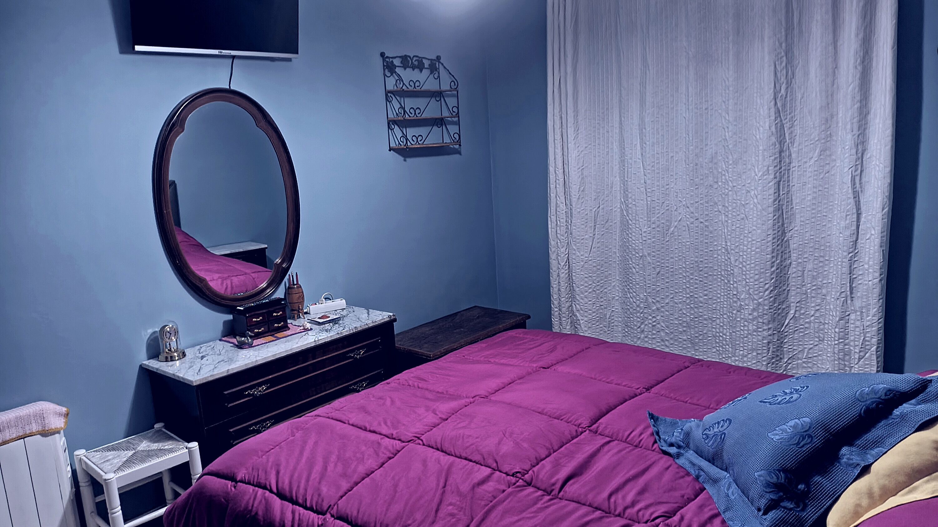 3 habitaciones y ropa de cama 