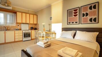 1 habitación, wifi y ropa de cama
