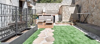 Appartement 'Le Pavoncelle' avec jardin privé, Wi-Fi et climatisation