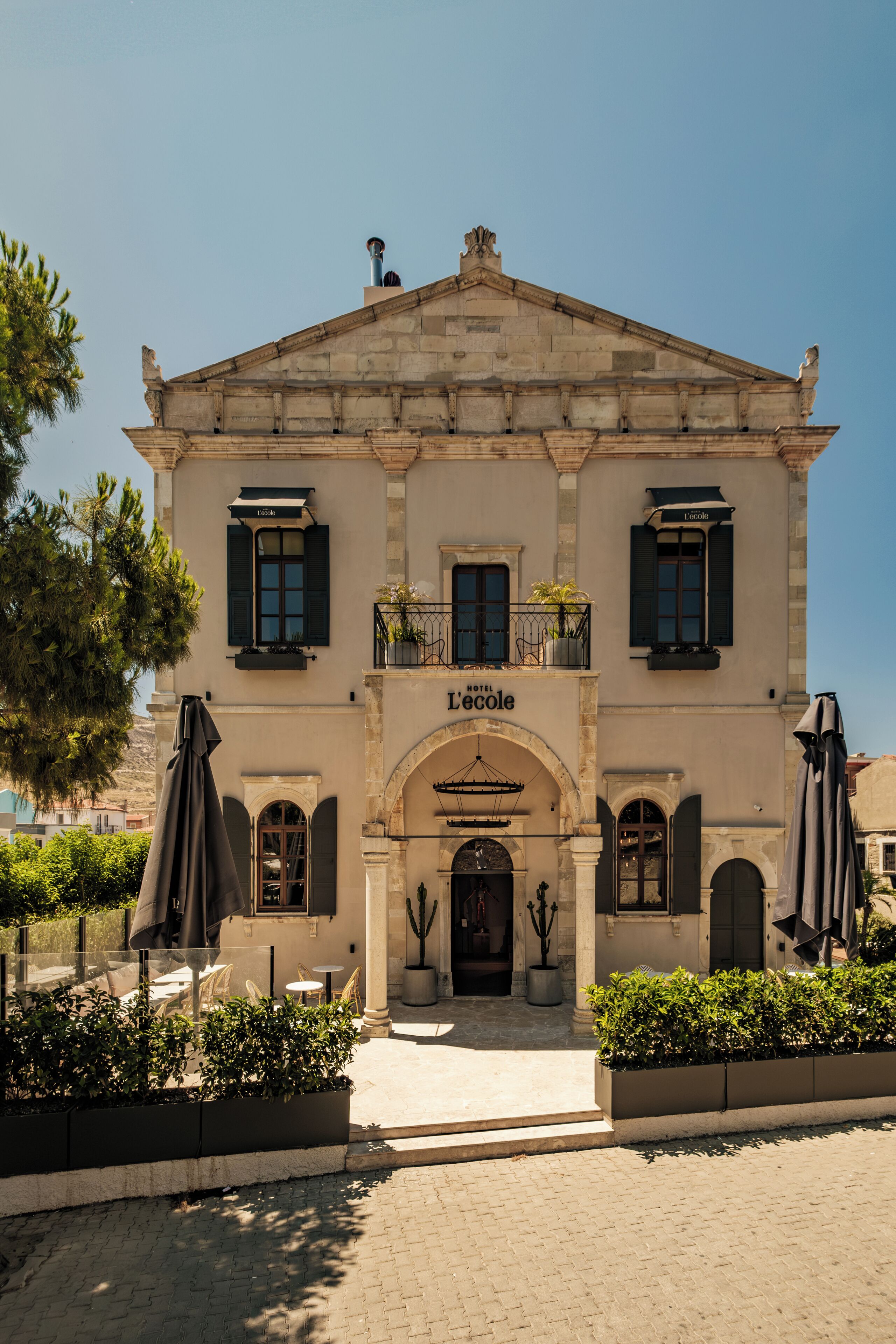 Fassade der Unterkunft