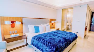 In-room safe, desk, laptop workspace, blackout drapes