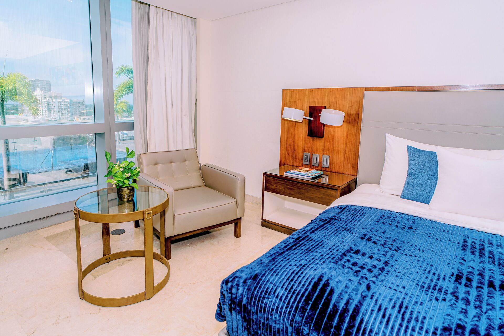 In-room safe, desk, laptop workspace, blackout drapes