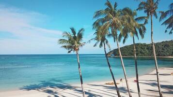 Beach nearby, white sand