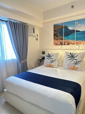 1 habitación, tabla de planchar con plancha, wifi y ropa de cama 