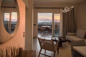 Suite, 2 Schlafzimmer, Whirlpool, Meerblick | Ausblick vom Zimmer
