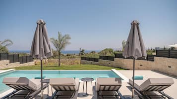 Suite - 2 soveværelser - privat pool - havudsigt | Privat pool