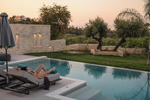 Suite - 2 soveværelser - privat pool - havudsigt | Privat pool